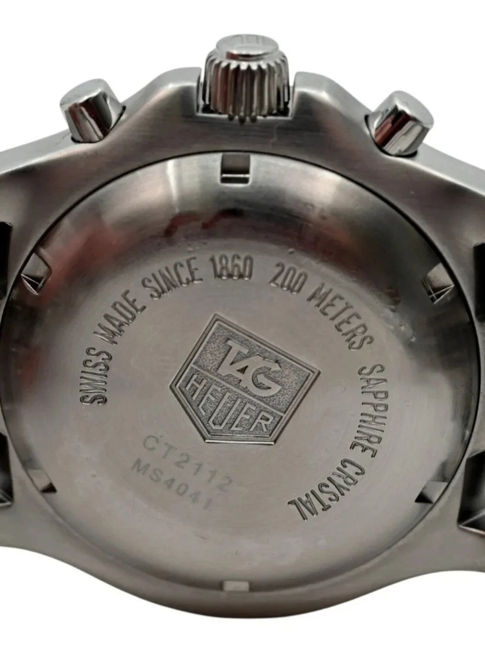 Tag Heuer 42mm Men's Link Automatic Chronograph White Dial Watch! Ref: CT2112!